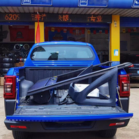 Couvre-benne rigide rétractable en alliage d'aluminium pour 4x4, étanche, avec verrouillage, sans perçage