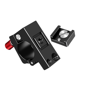 Zapata caliente 25mm soporte de abrazadera de varilla de tubo 1/4 3/8 soporte de Monitor de tornillo para DJI Ronin M <span class=keywords><strong>Zhiyun</strong></span> Feiyu estabilizador MX aleación de aluminio - Product Image 4