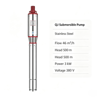 Pompe submersible multi-étages en acier inoxydable YL-D150QJD, résistante au sable, avec roue flottante de grand diamètre
