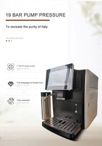 Machine à expresso italienne professionnelle 1350W programmable entièrement automatique avec écran tactile, portable pour l'extérieur, chaude et professionnelle - Product Image 3
