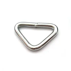 Custom Manufactures Carabiner Metal Stainless Steel Triangle Clip for Trampoline