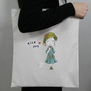 <span class=keywords><strong>Sac</strong></span> de shopping en toile de coton réutilisable, vente en gros, bon marché, logo personnalisé imprimé, fourre-tout, blanc - Product Image 2