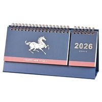 Calendrier 2026 Décoration de bureau Planification hebdomadaire Mini planificateur Bloc-notes Mémoire Autodiscipline Mini publicité Calendrier personnalisé Petit calendrier Matériel papier