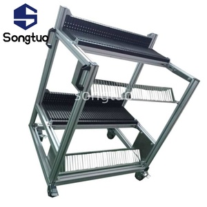 स्ट फ़जी फीडर ट्रॉली स्ट फीडर भंडारण कार्ट फजी एनक्ट फीडर कार एक टोकरी के साथ एल्यूमीनियम मिश्र धातु से बना - Product Image 6