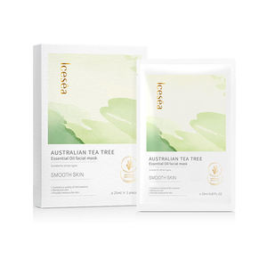 Vente en gros Icesea – Hydratant visage en feuille aux herbes naturelles d'arbre à thé australien, réduction des boutons, nettoyage des pores, service de marque privée - Product Image 1
