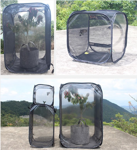 S Größe Solid Pattern Butterfly Habitat Terrarium Atmungsaktiver Outdoor-Beobachtungs käfig Reiß verschluss für Kleintiere Haustier käfig - Product Image 6