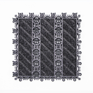 Tappeti Modulari Moderni Ecologici a Incastro da 11mm, <span class=keywords><strong>Tappeto</strong></span> con Motivo a Pneumatici, Facile da Pulire, Rimuove la Polvere, Lavabile, <span class=keywords><strong>per</strong></span> Hotel e Ingressi <span class=keywords><strong>di</strong></span> <span class=keywords><strong>Casa</strong></span> - Product Image 2