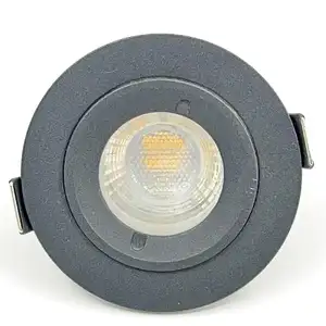超薄嵌入式筒灯室内发光二极管铝聚光灯材料防水发光二极管亮黑色聚光灯发光二极管筒灯