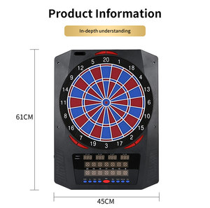 Jeu de fléchettes intelligent avec 4 écrans LED et 2 écrans de <span class=keywords><strong>cricket</strong></span> Xo et 6 fléchettes de luxe pour les jeux de fléchettes de groupe - Product Image 4