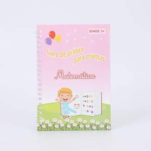 X38 Paquete de 4 Cuadernos de Caligrafía Reutilizables en <span class=keywords><strong>Portugu</strong></span>é<span class=keywords><strong>s</strong></span> para Niños en Edad Preescolar, Cuaderno Mágico para Practicar la Escritura - Product Image 5