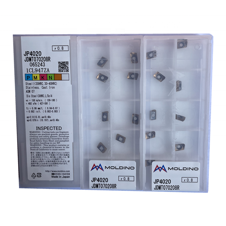 MOLDINO カッタ用インサート 10個 JDMT100308R-C5:GX2160 MOLDINO カッタ用インサート 10個 JDMT12T308L:JS4060 JDMT100308R