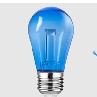 Ampoules LED colorées S14, colonne de guidage lumineux, guirlande lumineuse d'extérieur pour camping, lumières de course, décoration d'ambiance, colonne rétro