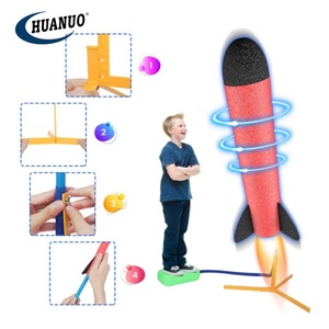 Kinderspiel zeug 3 Rockets Launcher Rakete Outdoor Flying Game Raketen spielzeug für Jungen und Erwachsene - Product Image 4