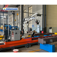 Nouveau robot de soudage CNC automatique à 7 axes à vente chaude, personnalisé, pour poutres lourdes, 3 phases, 380V, garantie 1 an