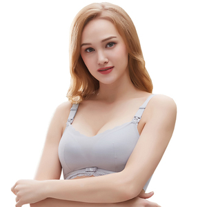 Whosale Miễn Phí Cắt Bowknot Ren Thai Sản Bra Push Up Ngăn Chặn Chảy Xệ Không Dây Front Mở Điều Dưỡng Bra Đồ Lót