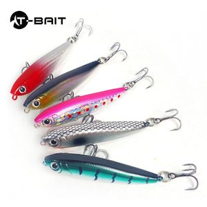 Topwater <span class=keywords><strong>leurre</strong></span> en plastique dur 3.2g 60mm Topwater Spook poisson-chat cliquetis <span class=keywords><strong>ligne</strong></span> flotteur <span class=keywords><strong>leurre</strong></span> crayon leurres avec crochets solides pour la pêche - Product Image 1