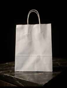 PureCarry Premium Virgin Kraft Shopping <b>Bags</b> with Twisted Paper Handles Eco Friendly Retail Packaging - Product Image 1