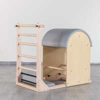 Machine à baril en bois d'érable Pilates Emax Fitness Equipment-Portable Home Adjustable Multifunction for Yoga Studio