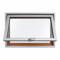 Ventana Exterior de Madera Revestida de Aluminio, Madera Hecha a Mano, Calidez, Carcasa de Aluminio de Grado Industrial, Doble Protección, Elegancia, Belleza
