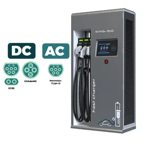 SCU 30kw 50KW 60KW CCS2 GB/T and AC Type2 DC fast electric car charging station manufacturer EV charger for 4S Auto Shop