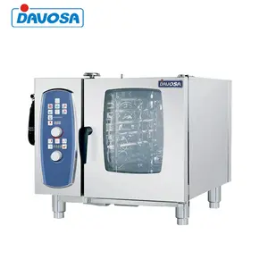 Commercial Catering Oven Equipment 6 Tray Combi Steam Oven