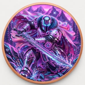 Moneta in Rame Puro 999 da 5 oz, a tema Armatura da Cavaliere Castellano, con Rilievo 3D ad Alta Definizione, Colorazione UV, Finitura Proof-like, Arte del Guerra e del Cavaliere, Artigianato Metallico - Product Image 4