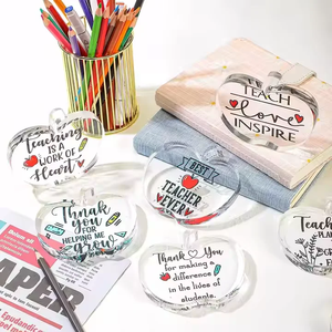 زينة كريستالية عالية الجودة على شكل تفاحة لعيد الميلاد مع حامل من البليكسيجلاس، زينة أكريليك على شكل تفاحة بطابع عيد الشكر - Product Image 2