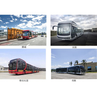Bus électrique à deux étages de 70 places, bus urbain de haute qualité