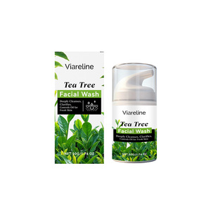 Limpiador facial de árbol de té que limpia suavemente los poros de la piel del rostro, refrescante y sin dejar la piel tirante. - Product Image 1