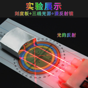 Junior High School Optics Experiment Kit with Optical Bench, Optical Experiment Box for Grades 8-9 <b>Physics</b> Optics Set - Product Image 1