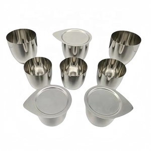 Analyse à haute température 30ML creuset en platine pur <span class=keywords><strong>9999</strong></span> PT avec couvercle - Product Image 2