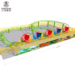 Atractivas Atracciones de Parque de Diversiones <span class=keywords><strong>para</strong></span> Niños: Cabina de <span class=keywords><strong>Caracol</strong></span> con Mini Montaña Rusa Giratoria en Venta - Product Image 1
