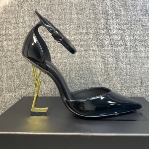 Tacones Altos de Cuero Genuino de Alta Calidad, Diseño de Punta Puntiaguda, Sandalias de Tacón Alto, Moda para Fiestas y Reuniones - Product Image 1