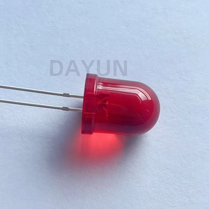 Vanfun <span class=keywords><strong>10mm</strong></span> Vòng khuếch tán màu Đỏ dẫn Diode 0.06W Màu Đỏ 1.8-2.4V 100 dẫn đèn với hiệu quả phát sáng cao Loại sản phẩm dẫn - Product Image 5