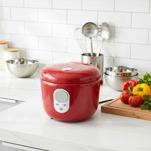 Autocuiseur de riz multifonctionnel automatique à faible teneur en sucre 1,8 L, intelligent, numérique, en acier inoxydable, avec cuiseur vapeur et tasse doseuse intégrée - Product Image 3