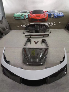 Nuevo Kit de Carrocería para F430, Estilo VORS Mejorado, Parachoques de Fibra de Carbono, Faldones Laterales, Difusor, Alerón, Capó - Product Image 2