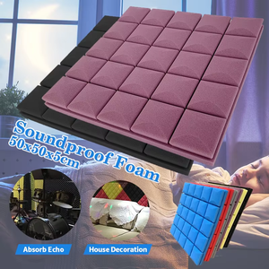 Panneaux de <span class=keywords><strong>mousse</strong></span> <span class=keywords><strong>acoustique</strong></span> de haute qualité Panneaux muraux d'isolation phonique modernes <span class=keywords><strong>Mousse</strong></span> <span class=keywords><strong>acoustique</strong></span> personnalisée insonorisée pour bureaux commerciaux - Product Image 4