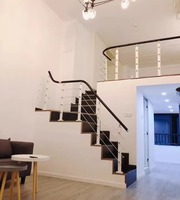 Rampe d'escalier moderne en câble métallique noir en acier inoxydable pour ferme, chambre, sous-sol, terrasse et parc