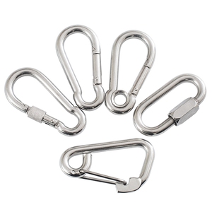 Mousqueton d'escalade à ressort en acier inoxydable 304 pour <span class=keywords><strong>chien</strong></span>, M4 M5 M6 M8 M10 M12 - Product Image 1