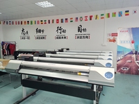 Plotter de segunda mano original, impresora Roland RE640, se puede utilizar para impresión de logotipos de tela de cuero para interiores