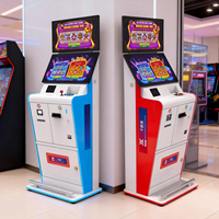 Kiosque de paris sportifs à écran tactile, kiosque de paiement de casino avec acceptation de billets et de pièces, terminal de libre-service