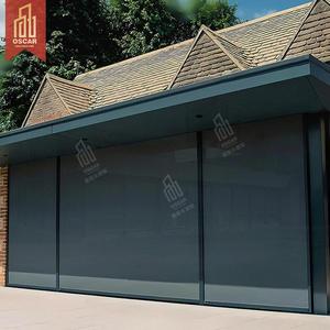 Tùy chỉnh cơ giới không thấm nước Con lăn rèm ngoài trời Vườn Patio nhà máy miễn phí Windproof Zip theo dõi con lăn rèm - Product Image 1