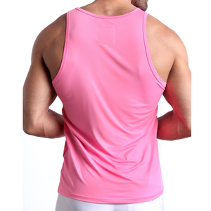 Nouvel arrivage de débardeurs en coton 100% de couleur unie décontractés pour hommes, confortables, respirants, avec broderie en dentelle, logo personnalisé, impression en XL - Product Image 3