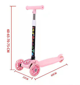 <span class=keywords><strong>Monopattino</strong></span> a Tre Ruote HYPOD per Bambini, Pieghevole e Regolabile in Altezza, con Telaio in Acciaio, per Bambini dai 4 <span class=keywords><strong>Anni</strong></span> in Su - Product Image 4