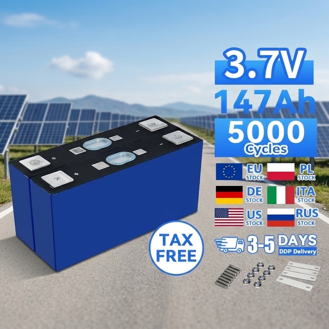 CALB Grade Prismatic Lithium Ion Rechargeable LiFePO4 Battery 3.7V 147Ah 5000 Cycles Solar Energy Storage System Model Available