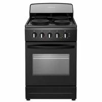 Kompor Listrik Komersial 4 Tungku dengan Oven, Kontrol Digital Berkualitas Tinggi, Peralatan Dapur Efisiensi Tinggi