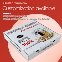 Boîtes à pizza personnalisées directement de l'usine, imprimées en couleur, en kraft, avec doublure en aluminium, pliables, jetables, pour emporter