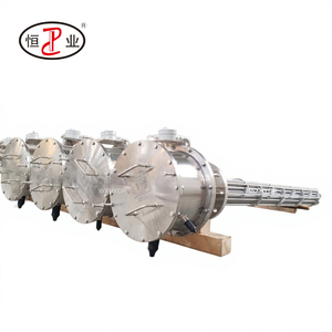 Chauffe-eau électrique à immersion en acier inoxydable avec baffle antidéflagrant pour liquides corrosifs, eau de procédé, huile combustible, <span class=keywords><strong>gaz</strong></span> - Product Image 1