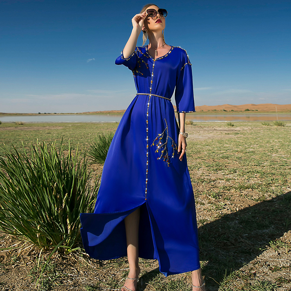 tummy control maxi dress Long Sleeve Empire Waist Maxi Dress
