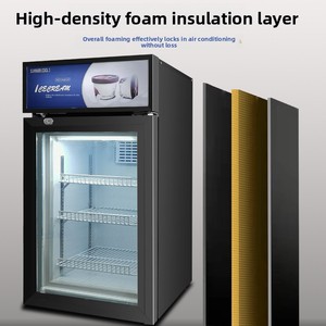 Vitrine Réfrigérée Commerciale YINZHENG à <span class=keywords><strong>Porte</strong></span> Simple pour Mini-Gelato, <span class=keywords><strong>Réfrigérateur</strong></span>-Congélateur à Température Unique pour Crèmes Glacées - Product Image 3